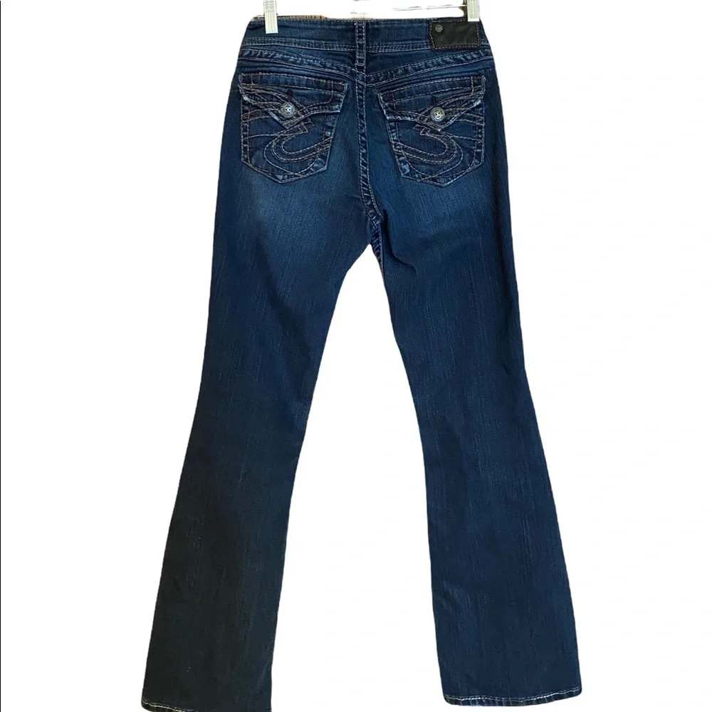 Silver Suki Surplus Bootcut Jeans Size  27 - Picture 2 of 11
